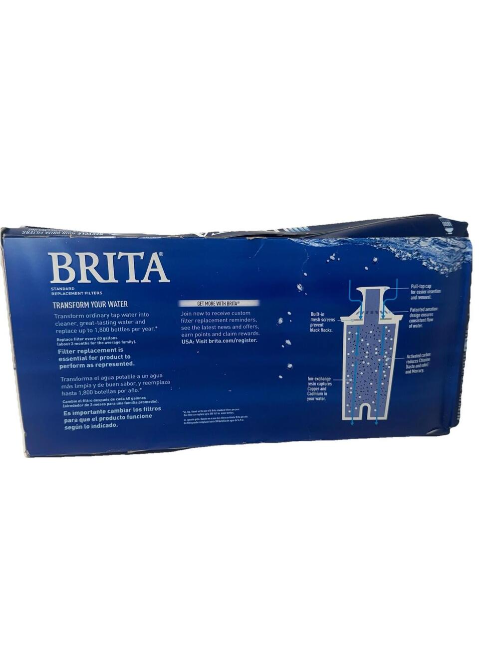 Brita 0B03 Standard Water Pitcher Filters 5 Pack - New - Picture 2 of 7